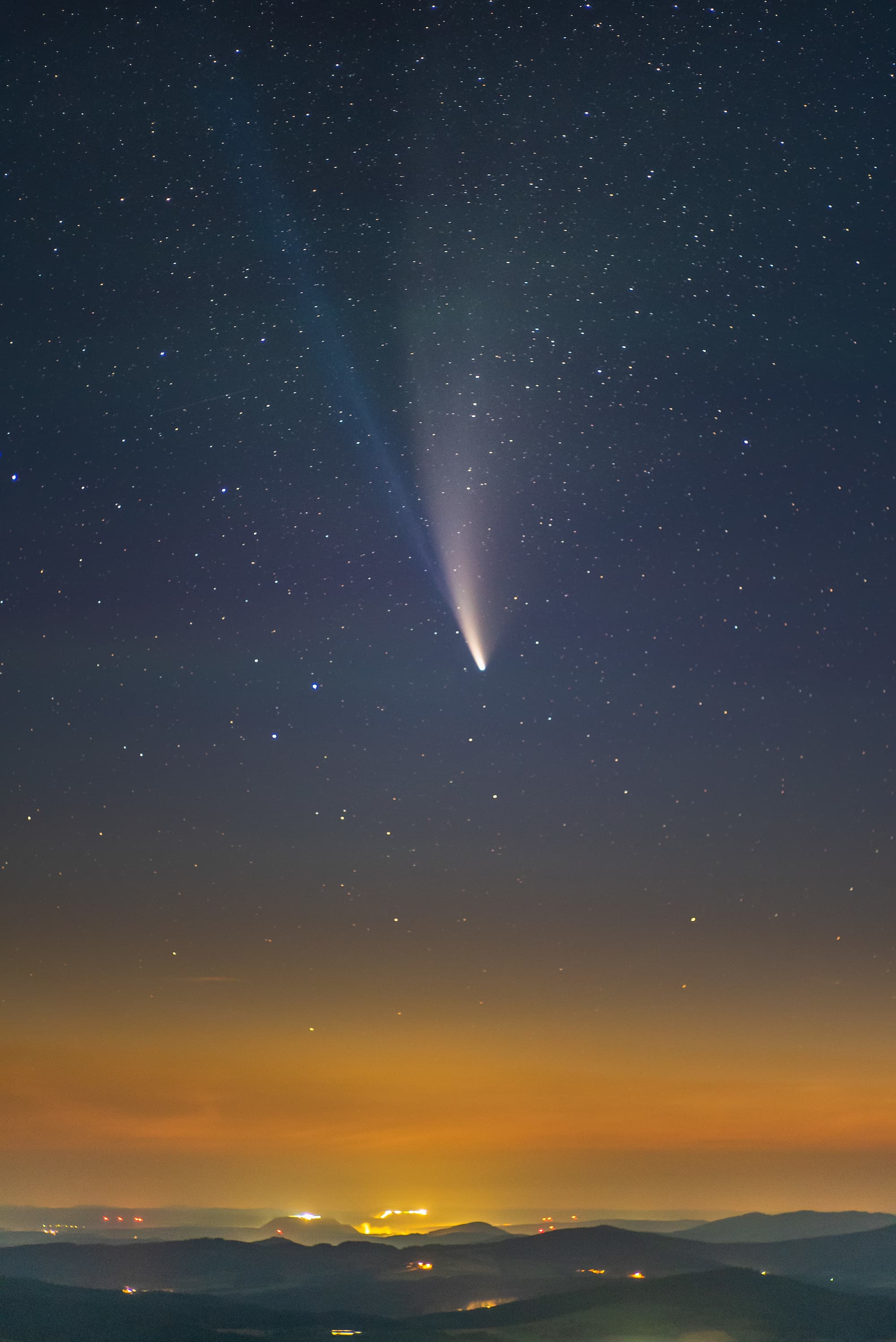 Komet Neowise Von Heute Morgen Auf Der Wasserkuppe Spektrum Der