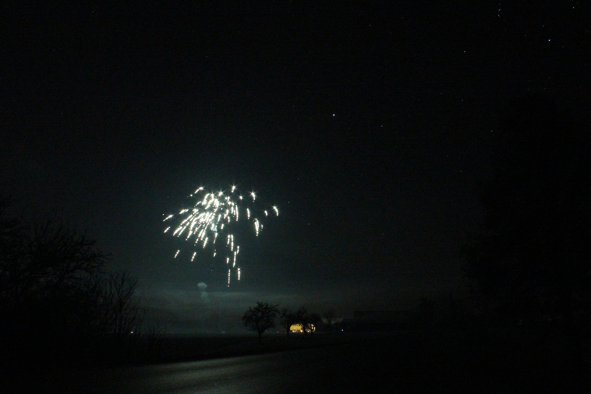 Sternbild Grosser Hund Mit Silvesterfeuerwerk Spektrum Der Wissenschaft