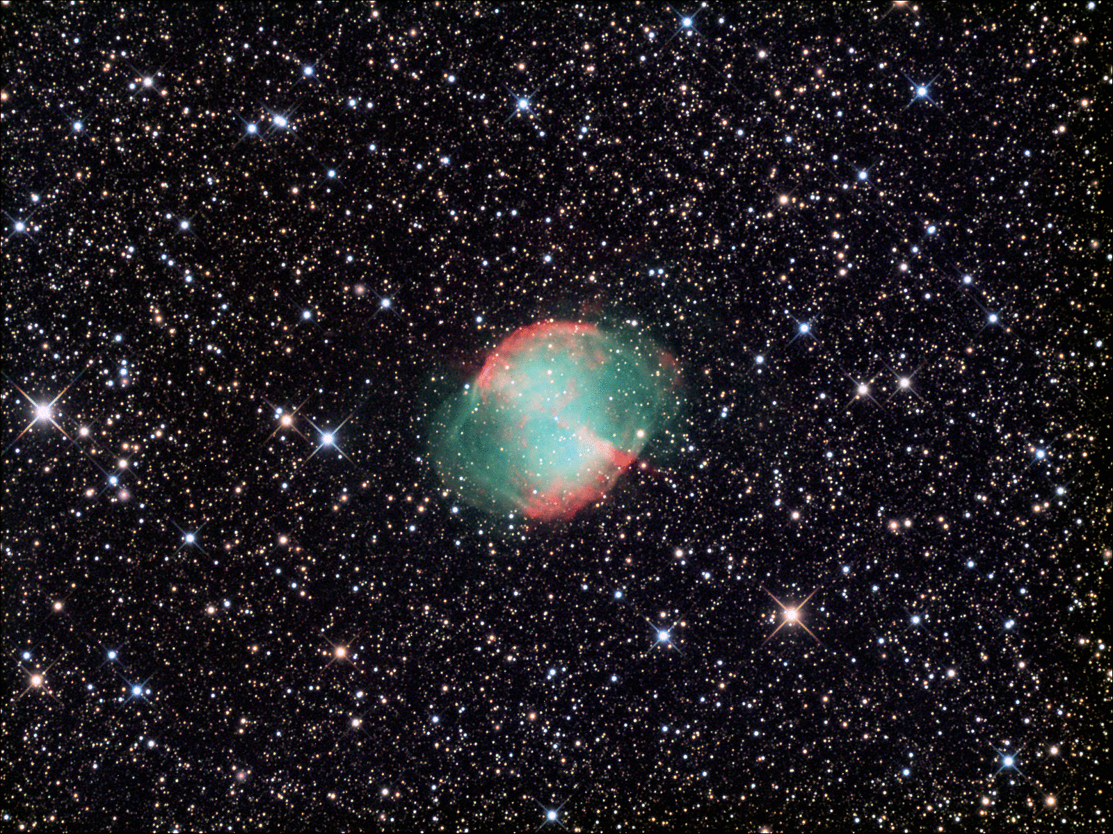 M27 - Dumbbell Nebula In Vulpecula - Spektrum Der Wissenschaft