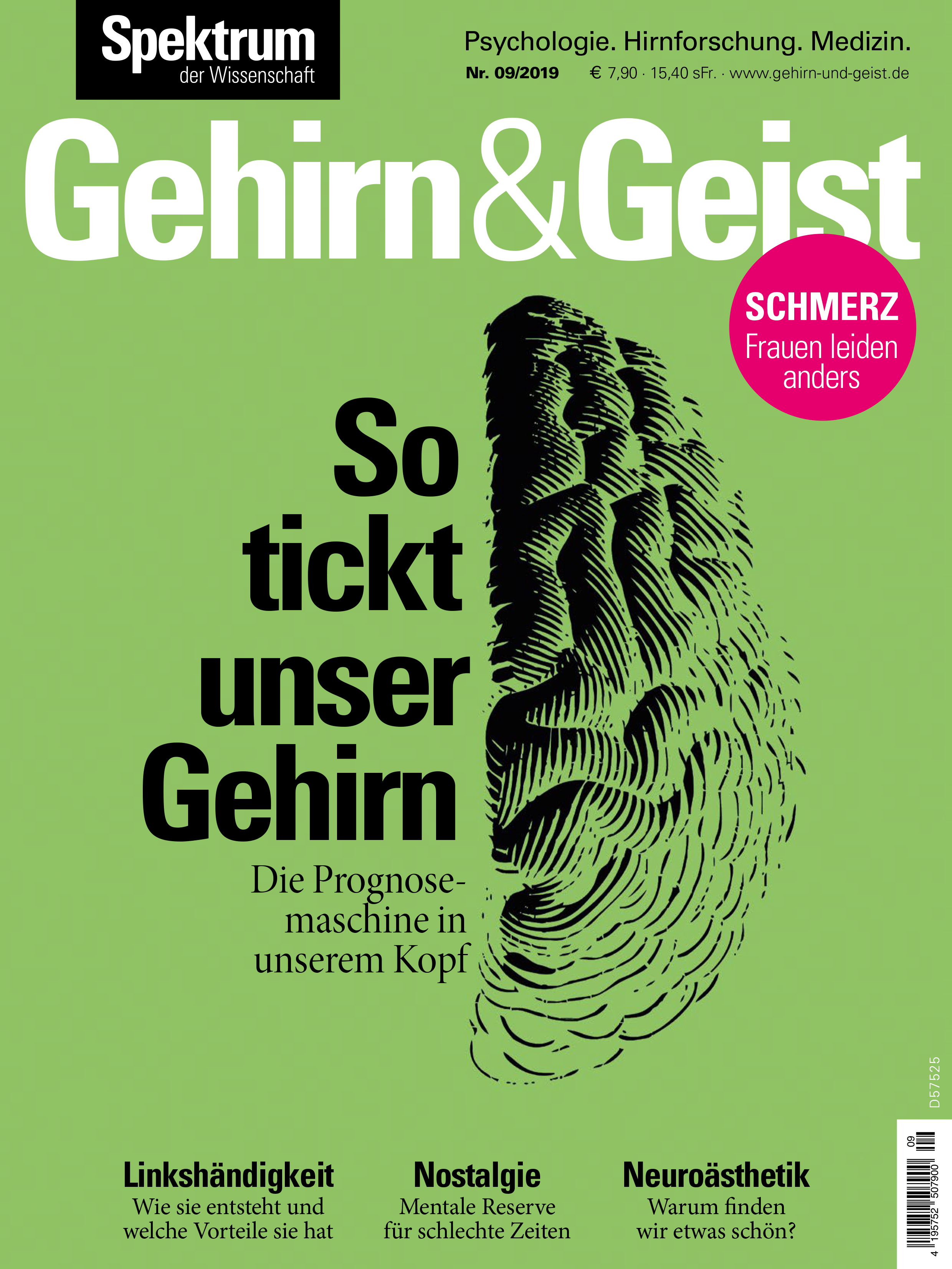 Gehirn&Geist 9/2019 Cover