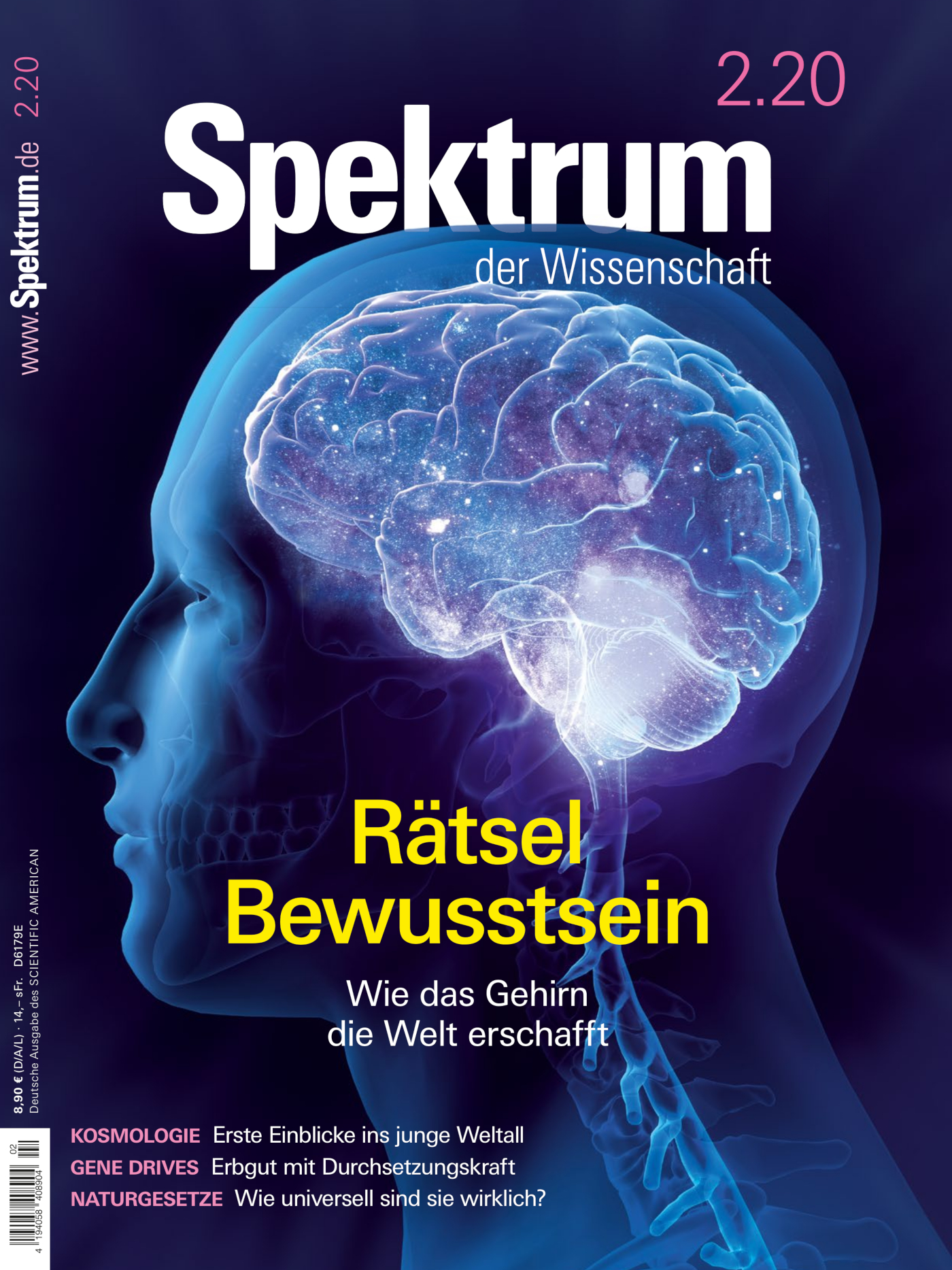 Spektrum der Wissenschaft 2/2020 Cover