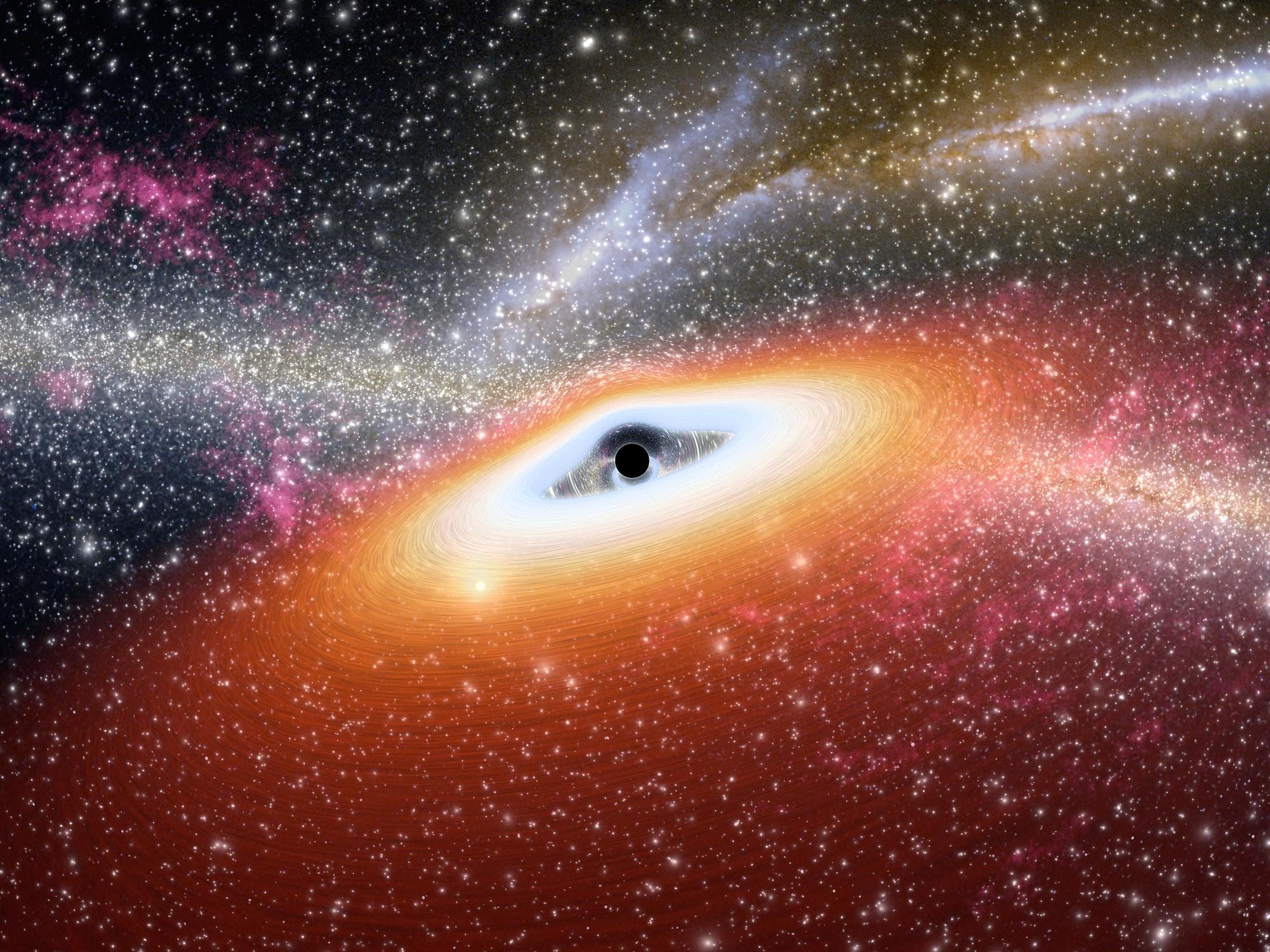Infrarotteleskopie Spitzer Sieht Urtümliche Schwarze Löcher Spektrum Der Wissenschaft