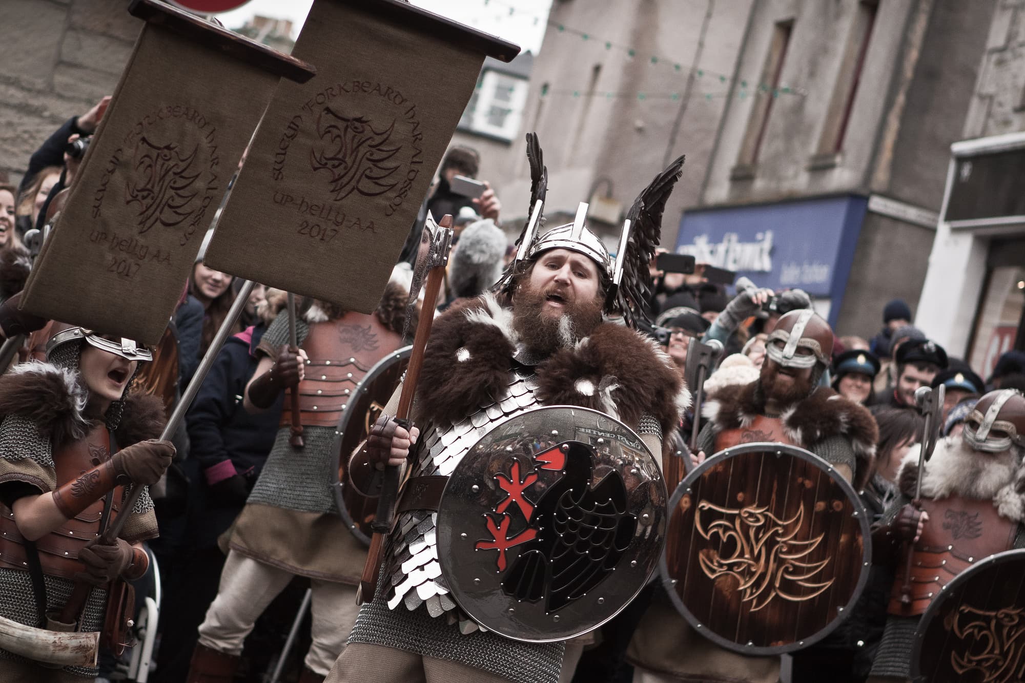 Wikinger auf Festveranstaltung