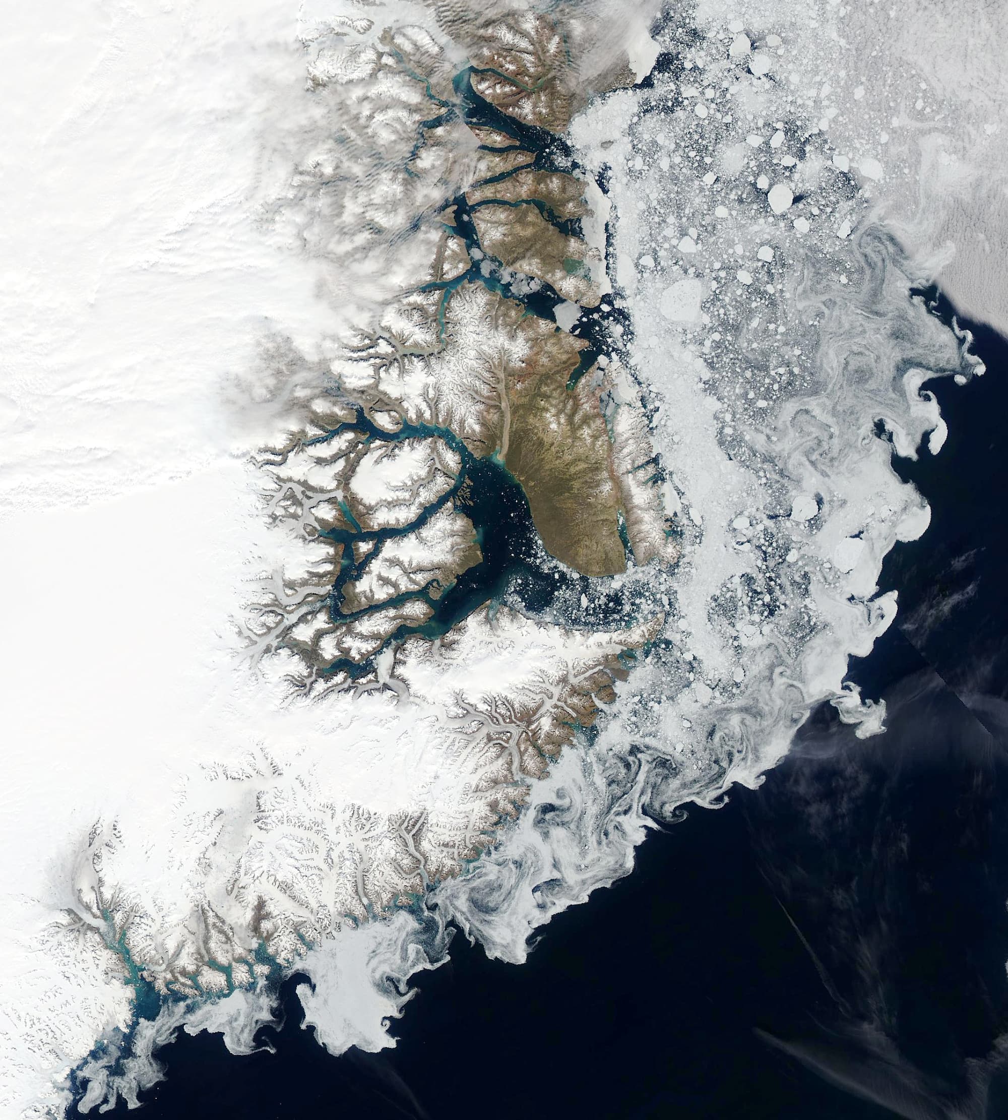 Klimawandel Eis Fraktale Vor Gronland Spektrum Der Wissenschaft