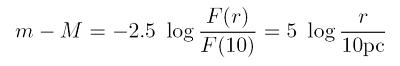 Definition des Distanzmoduls