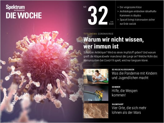 Spektrum Die Woche 32/2020 Cover